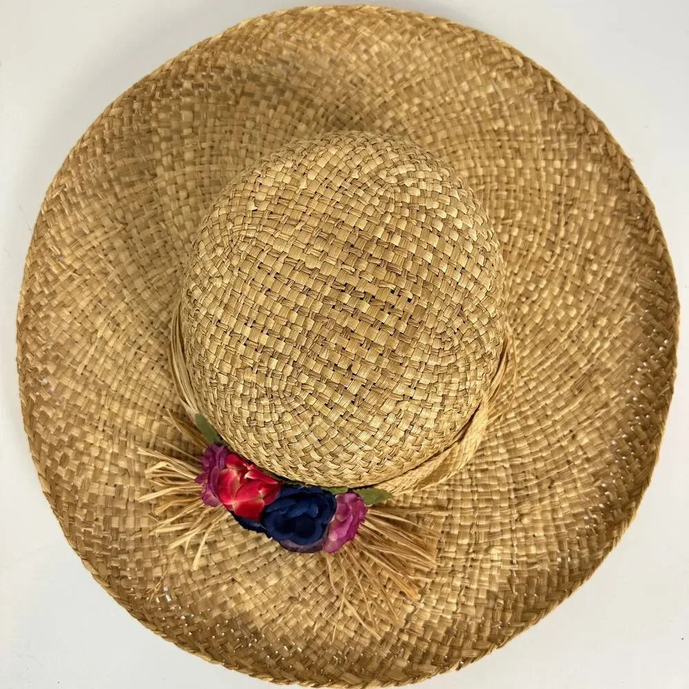 Womens Woven Straw Hat 8